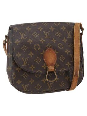 Authentic LOUIS VUITTON Monogram Saint Cloud GM Shoulder Bag M51242 LV